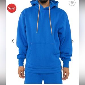 NWT EPTM fleece hoodie blue XL